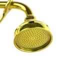 Traditional Tub Wall Mount Faucet with Handshower in Polished Brass